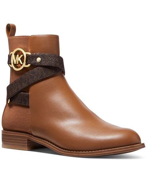 michael kors flat boot|michael kors genuine leather flats.